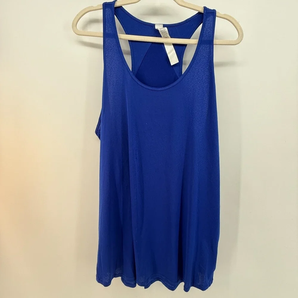 Lululemon Essential Pleated Tank Top‎ NWT SZ 14 Larkspur Scoop Sleeveless Yoga